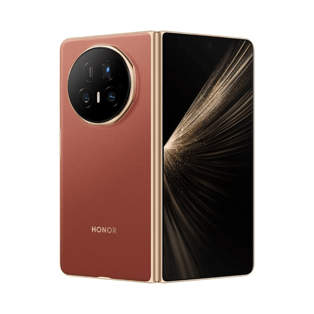 هاتف Honor Magic V5 قابل للطي 5G، شاشة 7.95 بوصة، 512 جيجابايت تخزين و 16 جيجابايت رام | بني هاتف Honor Magic V5 قابل للطي 5G، شاشة 7.95 بوصة، 512 جيجابايت تخزين و 16 جيجابايت رام | بني